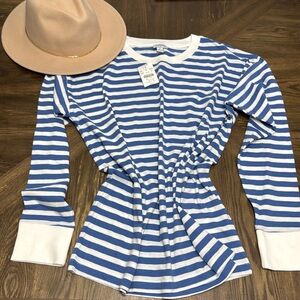 J. Crew striped long sleeve t size medium